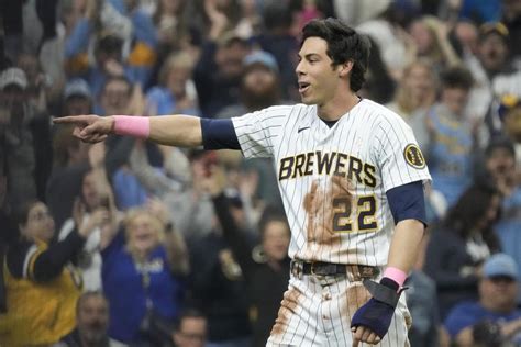 Brewers’ Miley to miss 6 to 8 weeks, Yelich back in lineup